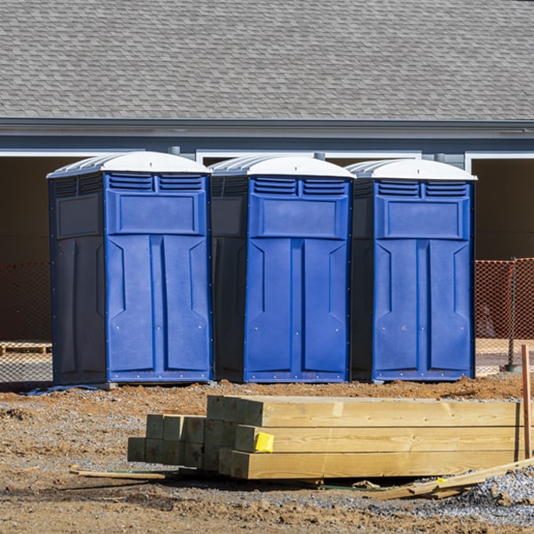 do you offer hand sanitizer dispensers inside the portable restrooms in Lee Acres